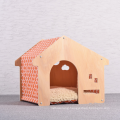 Shed-type pet house pastoral design birch products